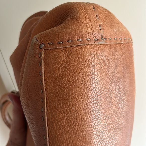 FENDI Selleria Doctor Bag pebbled leather 🇮🇹 PRE-LOVED Caramel - Picture 10 of 14